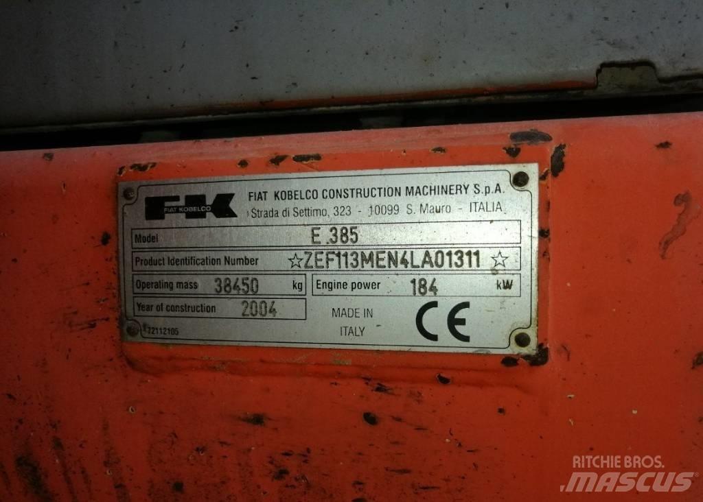 Fiat-Kobelco E385 Верижен екскаватор