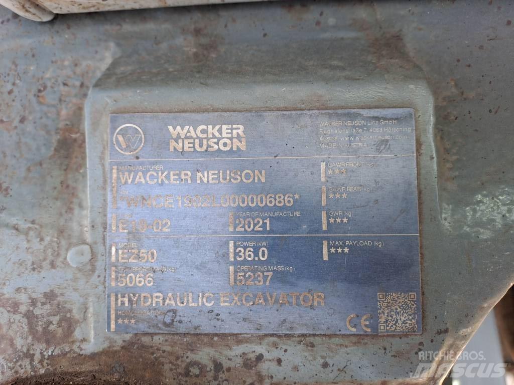 Wacker Neuson EZ50 Верижен екскаватор