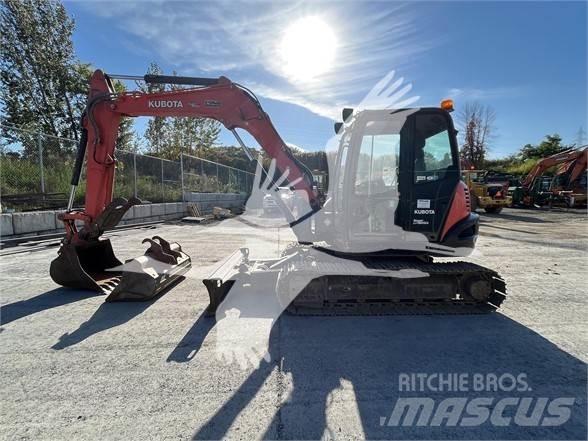 Kubota KX080-4 Верижен екскаватор