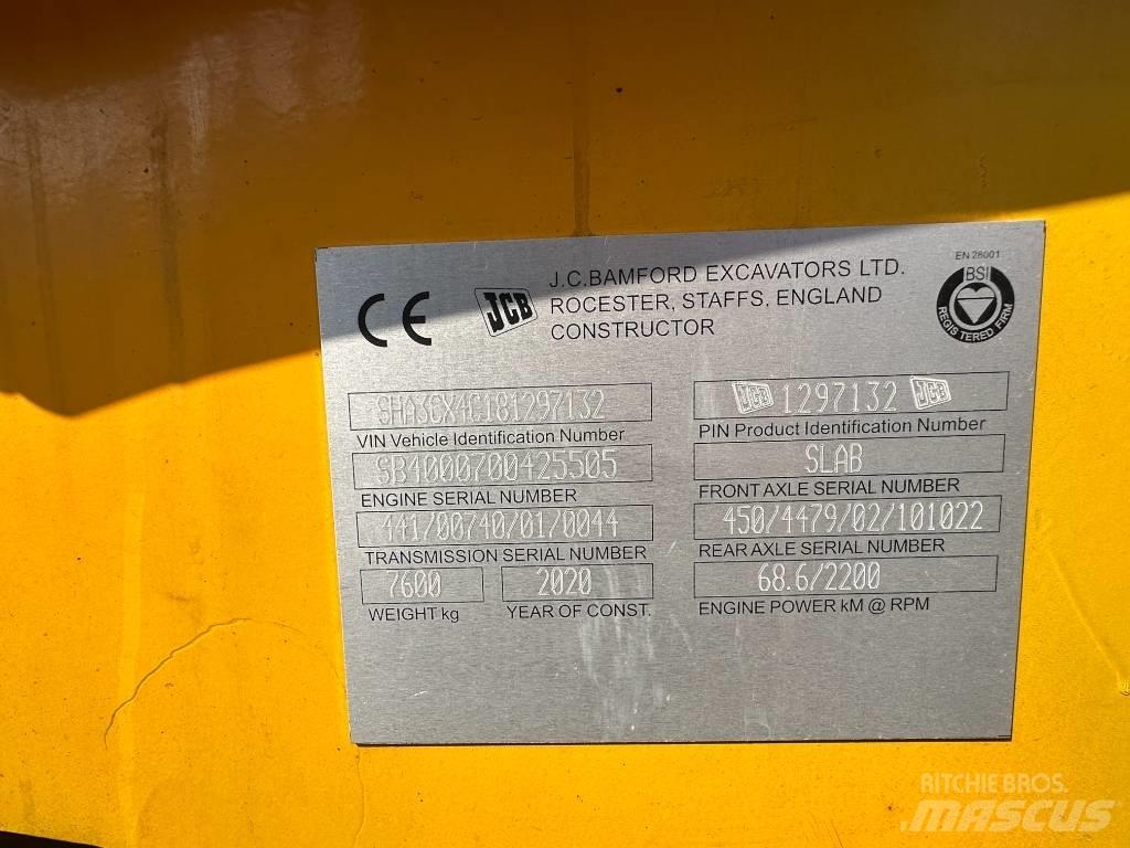 JCB 3 CX Товарач със заден ексватор