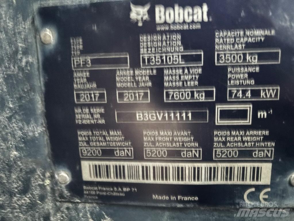 Bobcat T 35.105 L Телескопични товарачи