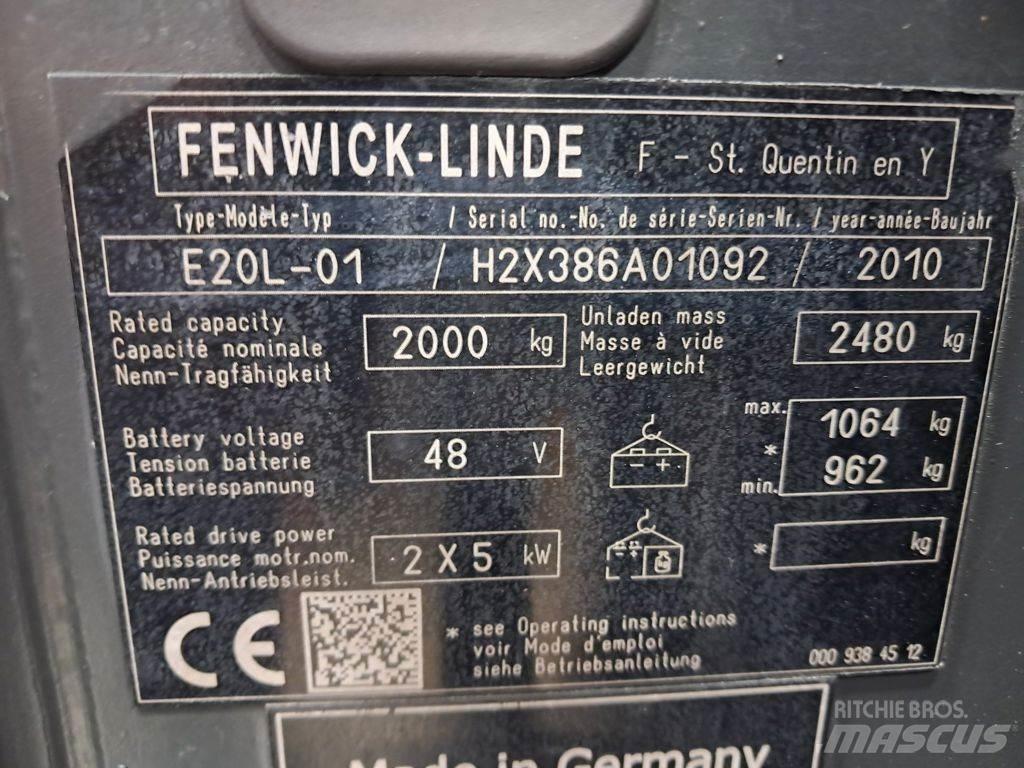 Linde E20L-01 Вилични кари-повдигачи - други
