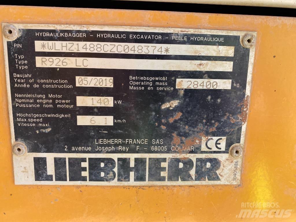 Liebherr R 926 Верижен екскаватор