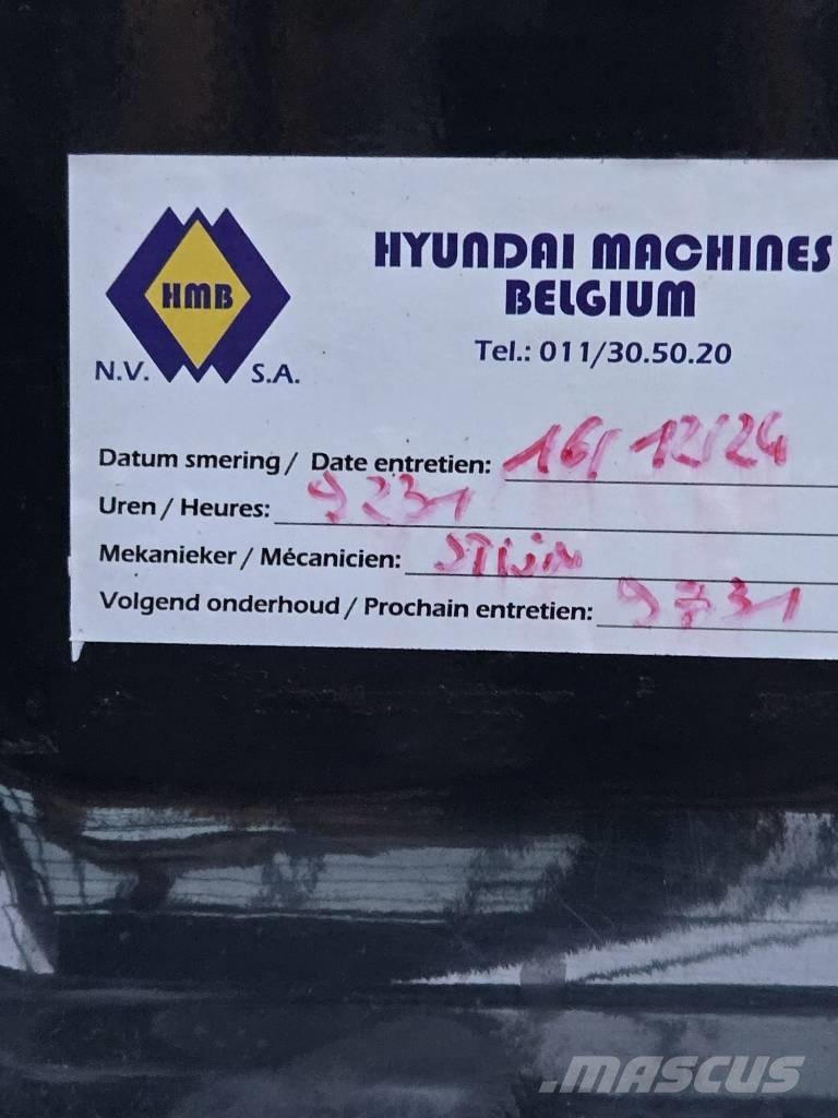 Hyundai R 180W-9A Колесни екскаватори