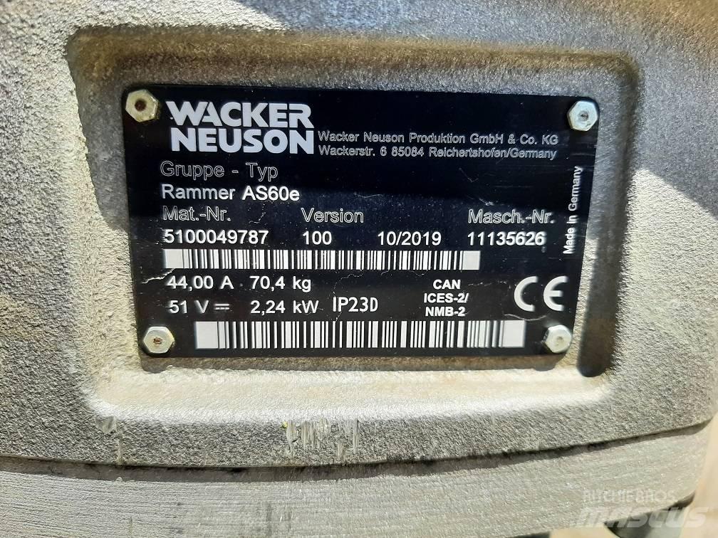 Wacker Neuson AS60e Пробки