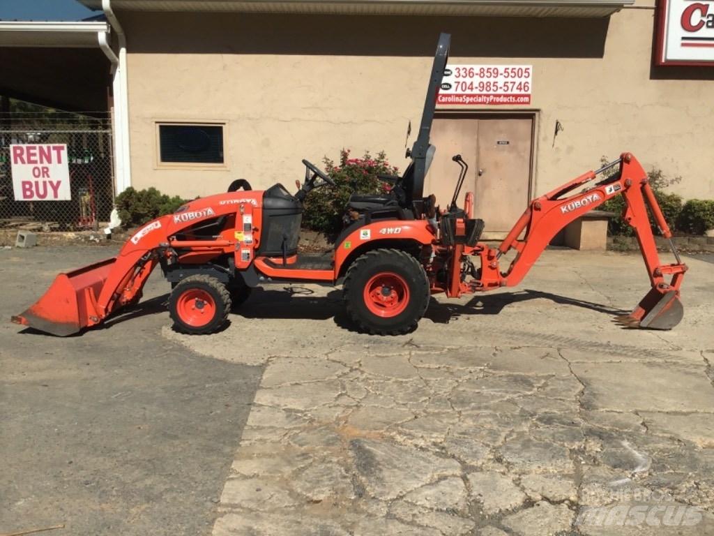 Kubota BX23S Товарач със заден ексватор