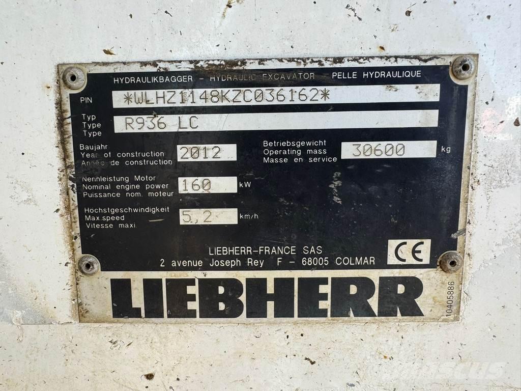 Liebherr R936 LC Верижен екскаватор