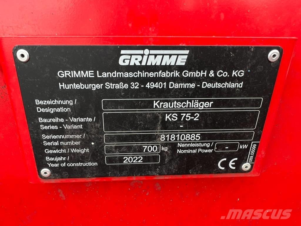 Grimme KS 75-2 Стъблорезачки