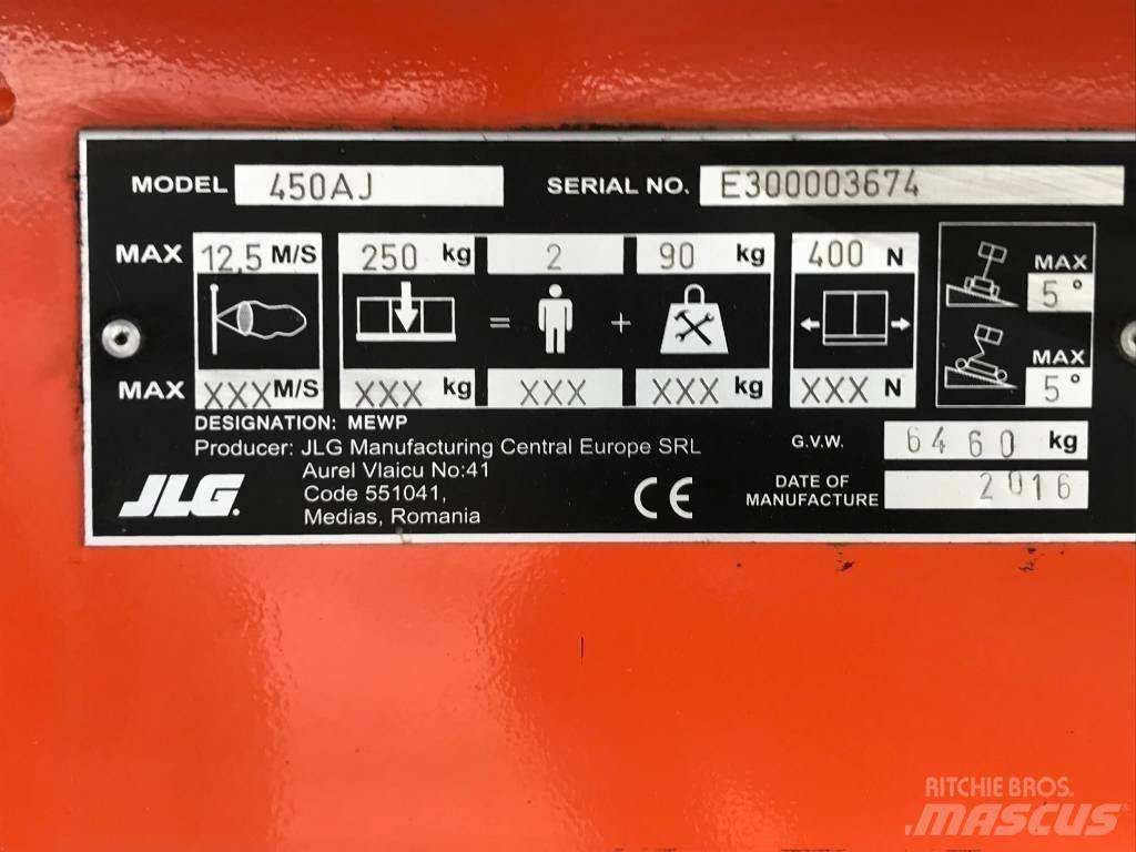 JLG 450 AJ Съчленени стрелови подемници