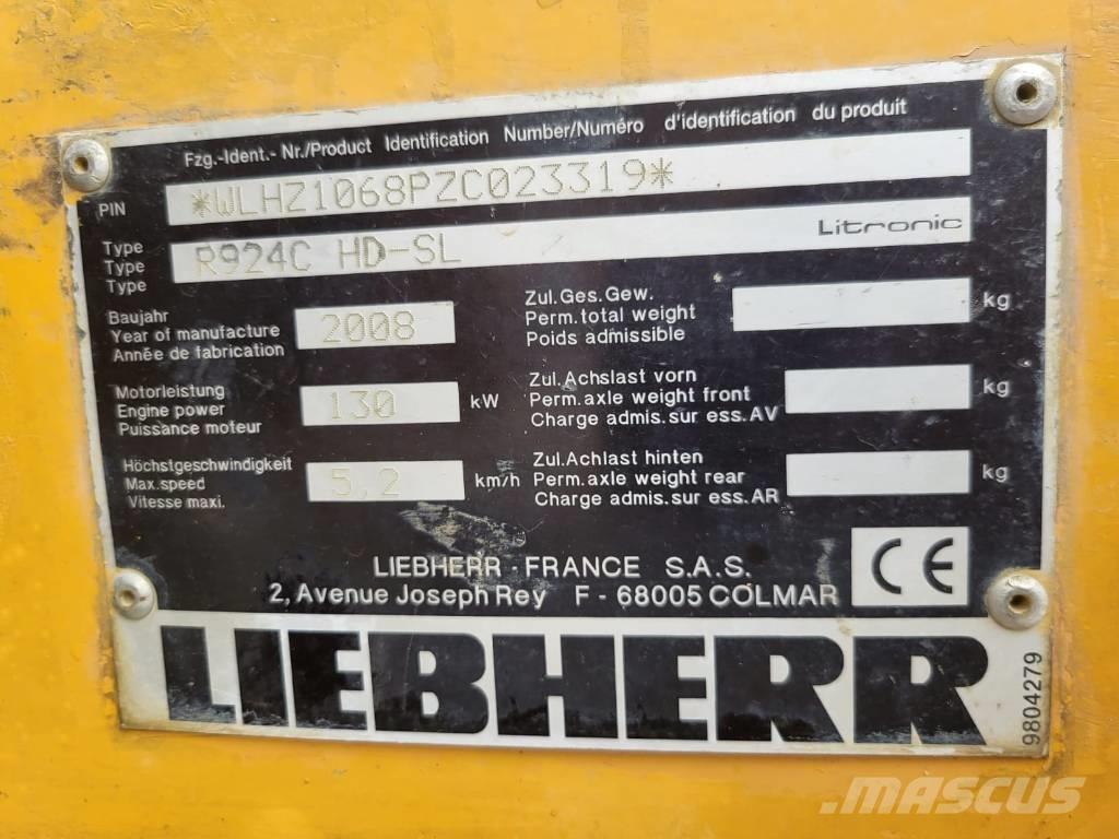 Liebherr R924 C SL Верижен екскаватор