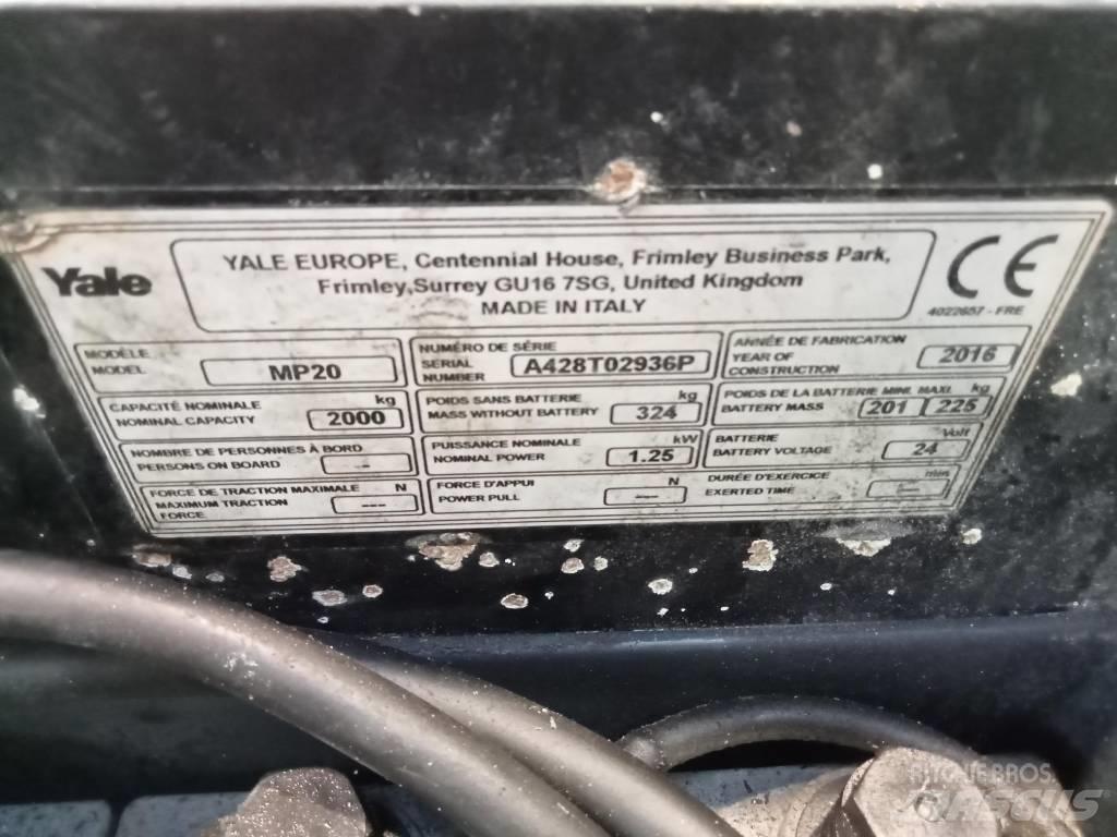 Yale MP20AC Нископовдигач