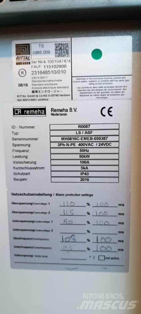  Remeha ELW 50-100 Газови генератори
