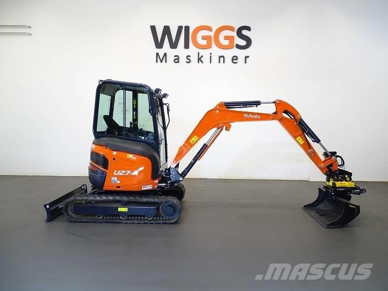 Kubota U 27-4 Мини екскаватори < 7 т