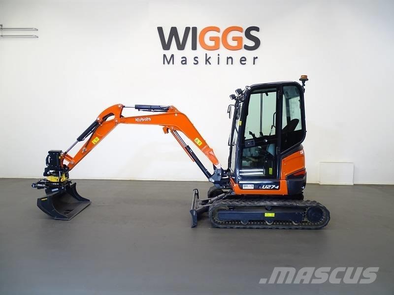 Kubota U 27-4 Мини екскаватори < 7 т