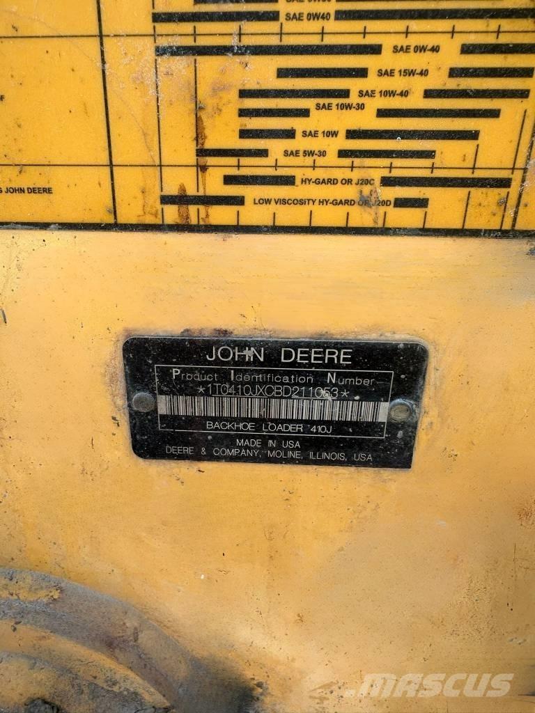 John Deere 410 J Товарач със заден ексватор