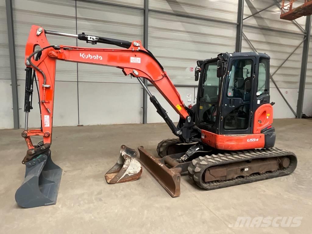 Kubota U 55-4 Мини екскаватори < 7 т