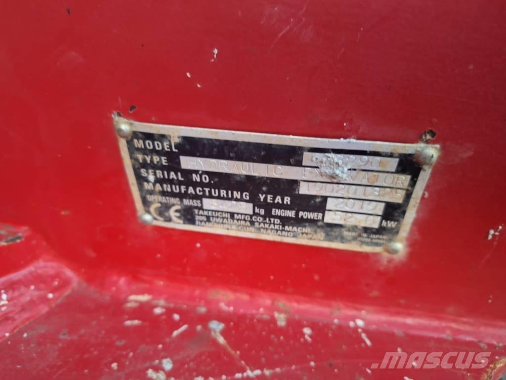 Takeuchi TB 290 Средни екскаватори 7т - 12т