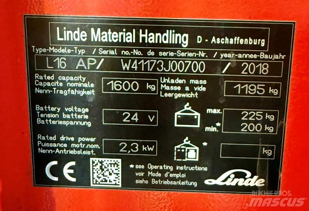 Linde L16APi/1173 Самоходни товарачи