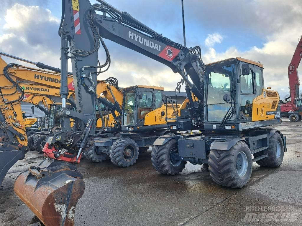 Hyundai HW140A Колесни екскаватори