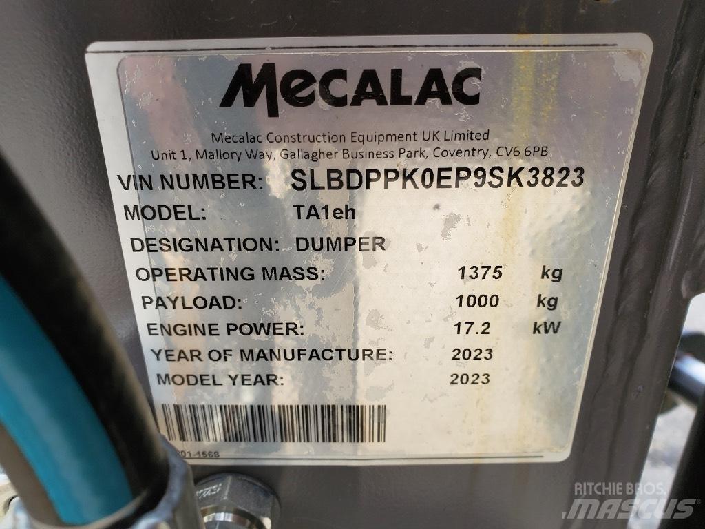 Mecalac TA1EH Странични самосвали