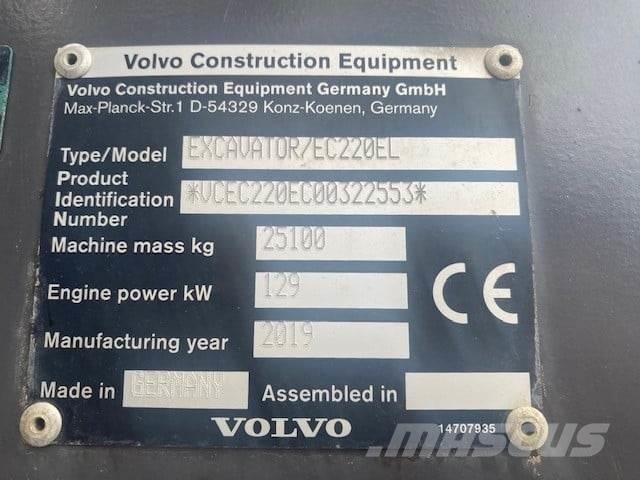 Volvo EC220EL Верижен екскаватор