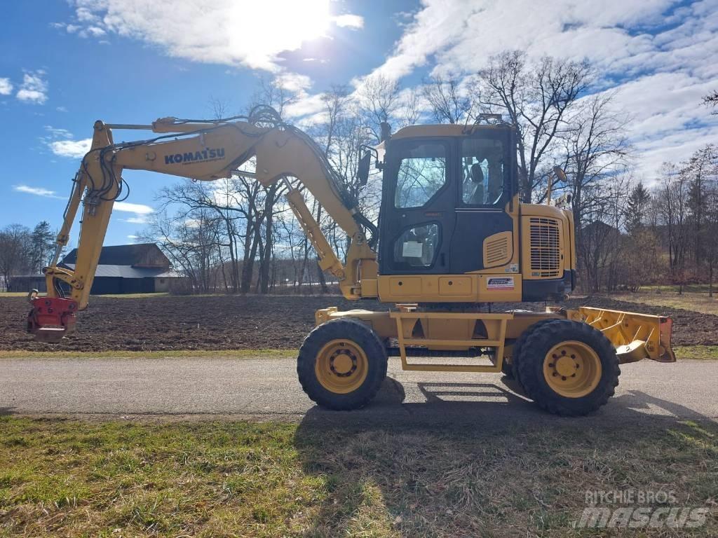 Komatsu PW 118 MR -8 Колесни екскаватори