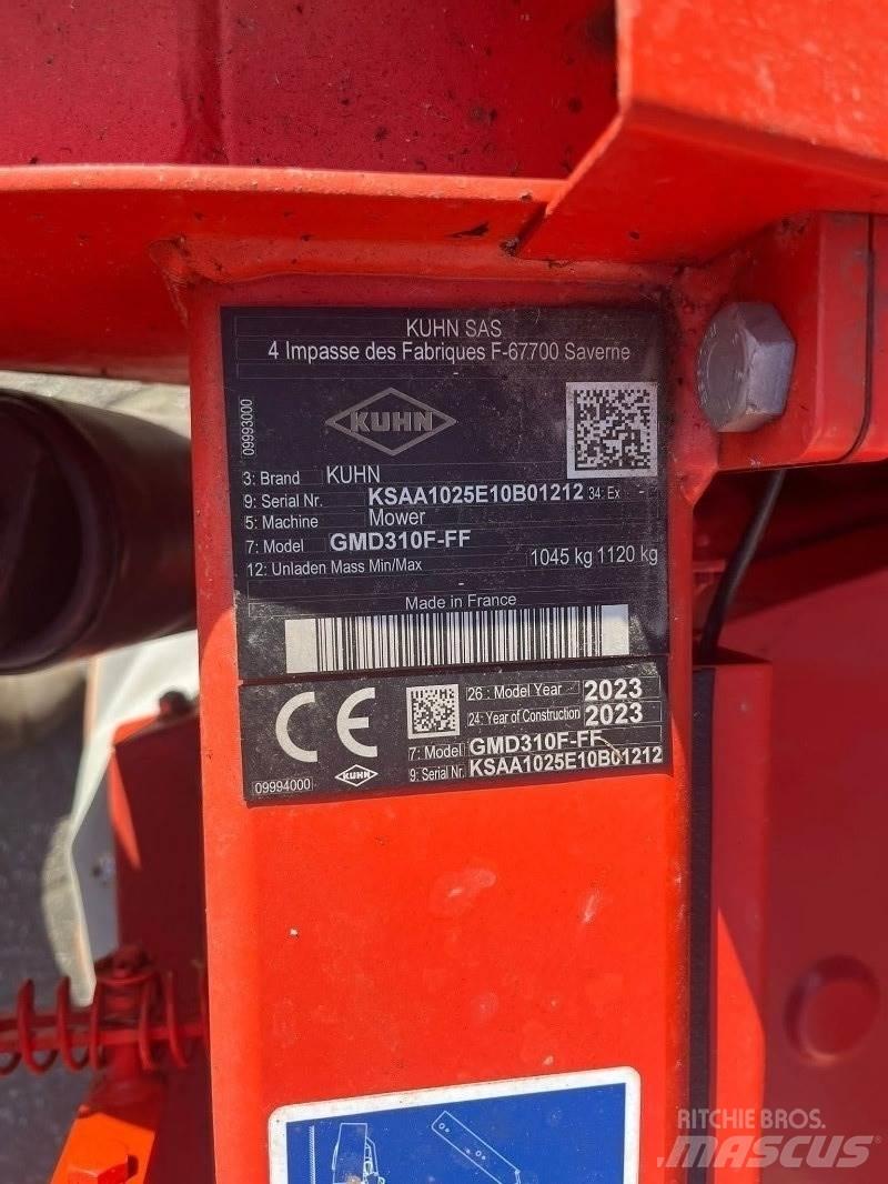 Kuhn GMD 310F Кондиционери за косачки