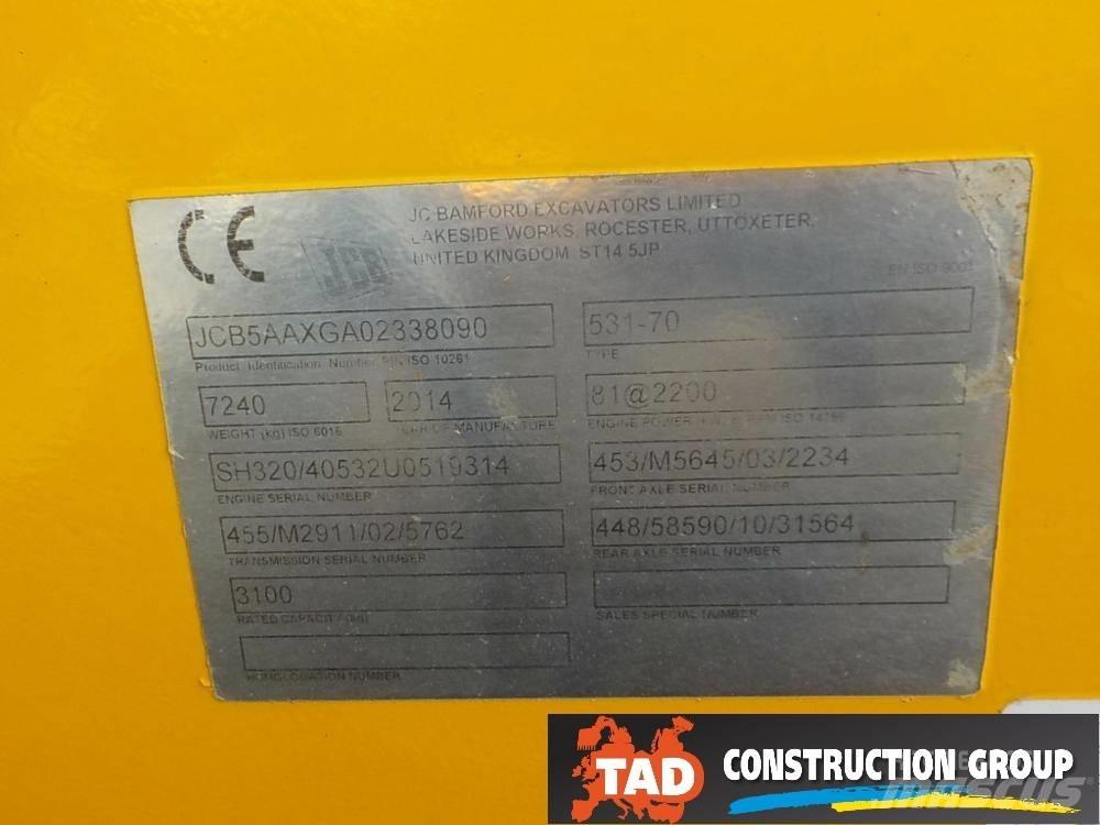 JCB 531-70 Телескопични товарачи
