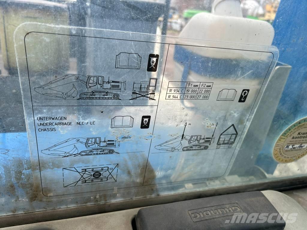Liebherr R 944 C V Багери за разрушаване
