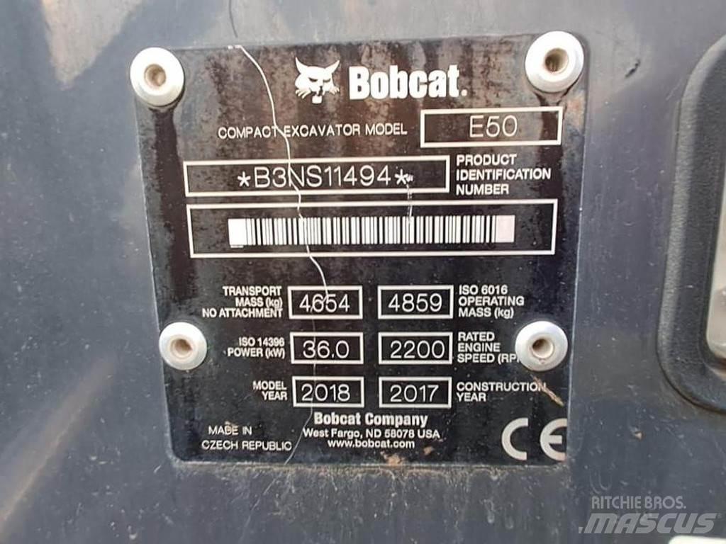 Bobcat E50 Мини екскаватори < 7 т