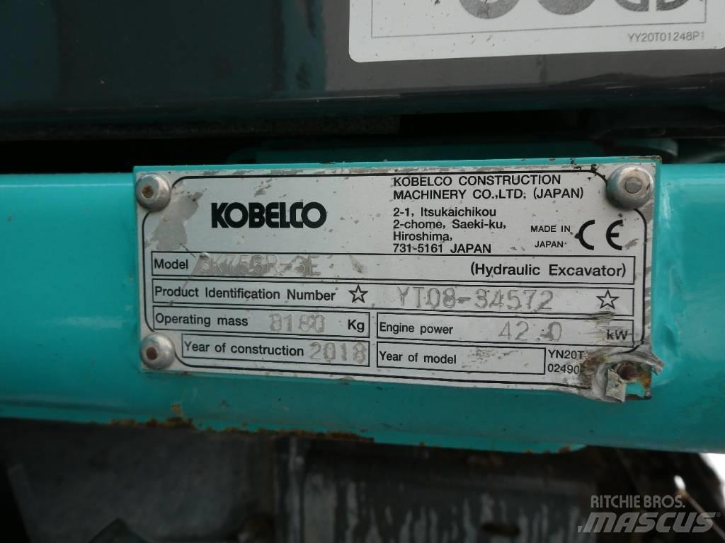 Kobelco SK 75 SR-3E Средни екскаватори 7т - 12т