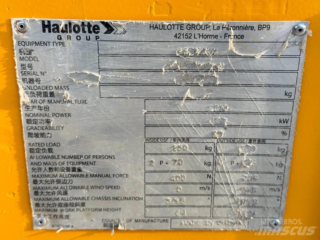 Haulotte OPTIMUM 8 Ножични работни платформи