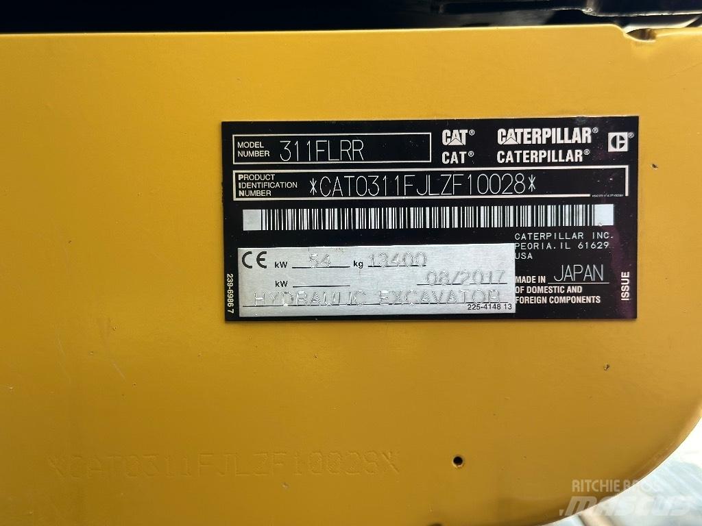 CAT 311 F LRR Верижен екскаватор