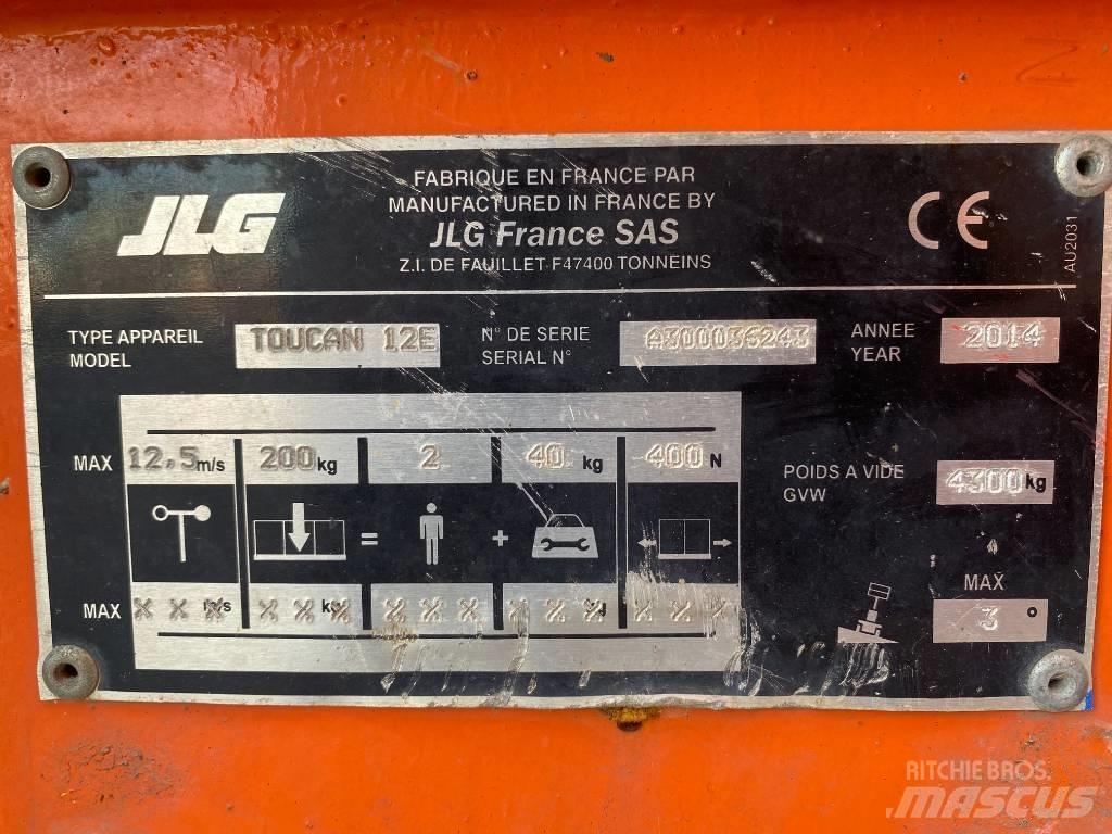 JLG Toucan 12 E Съчленени стрелови подемници