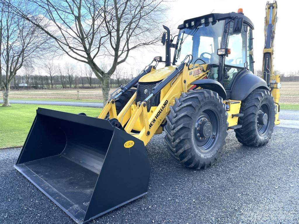 New Holland B115C Товарач със заден ексватор