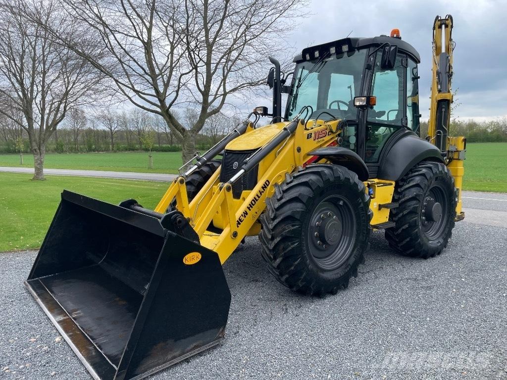 New Holland B115C Товарач със заден ексватор