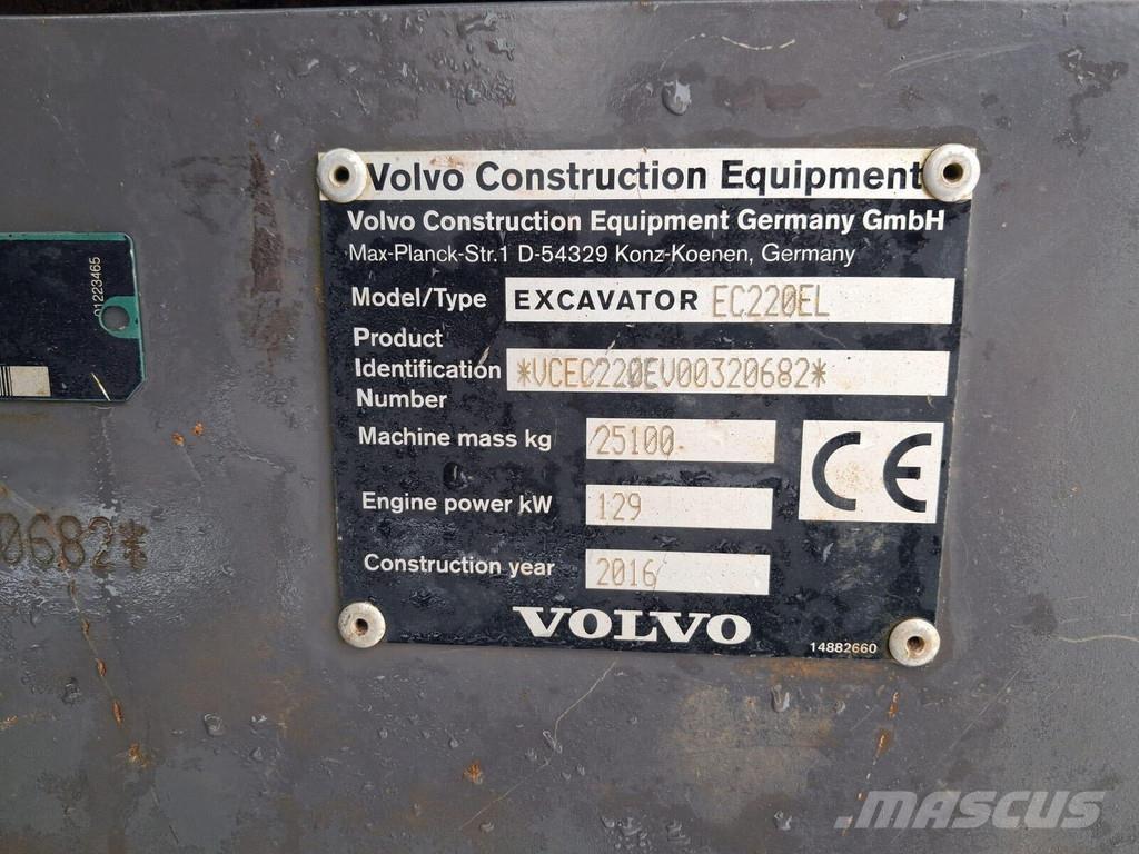 Volvo EC220E Верижен екскаватор