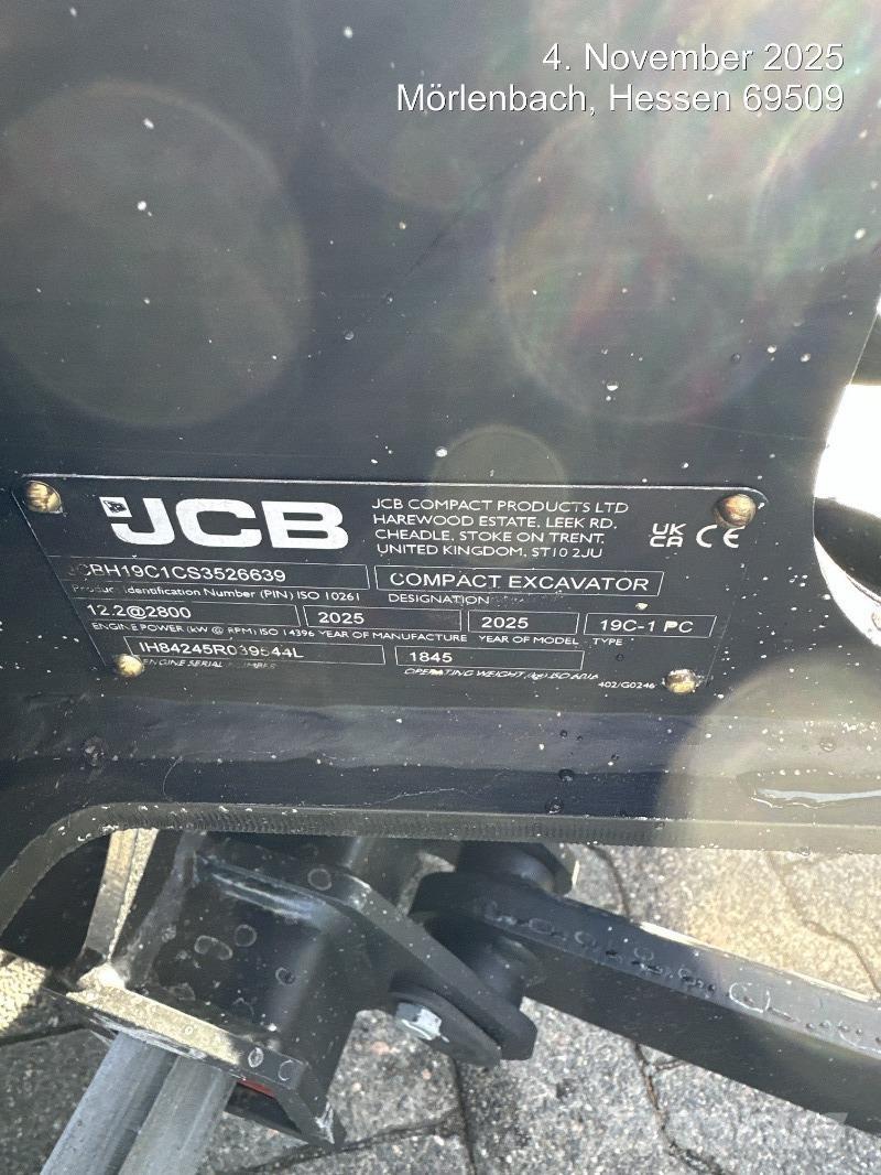 JCB 19C-1 Мини екскаватори < 7 т