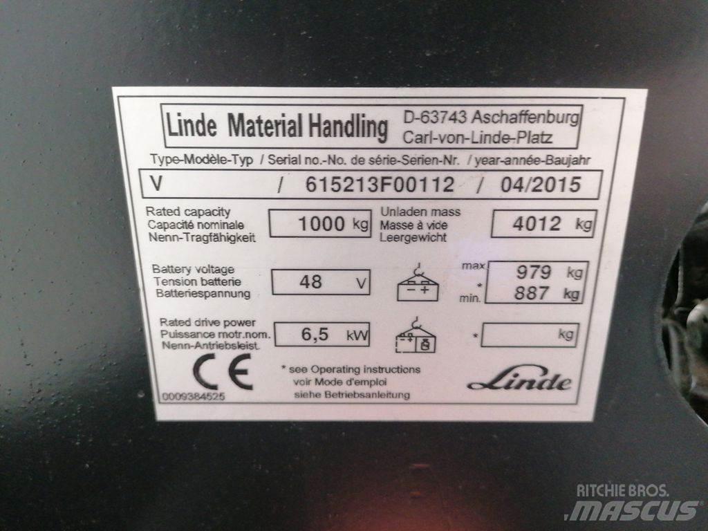 Linde V-48 Машини за комисиониране нископовдигачи