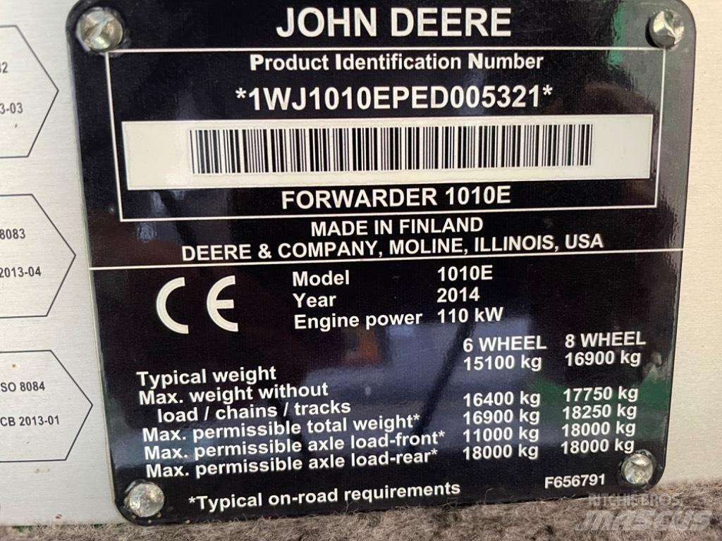 John Deere 1010 E Форуардери