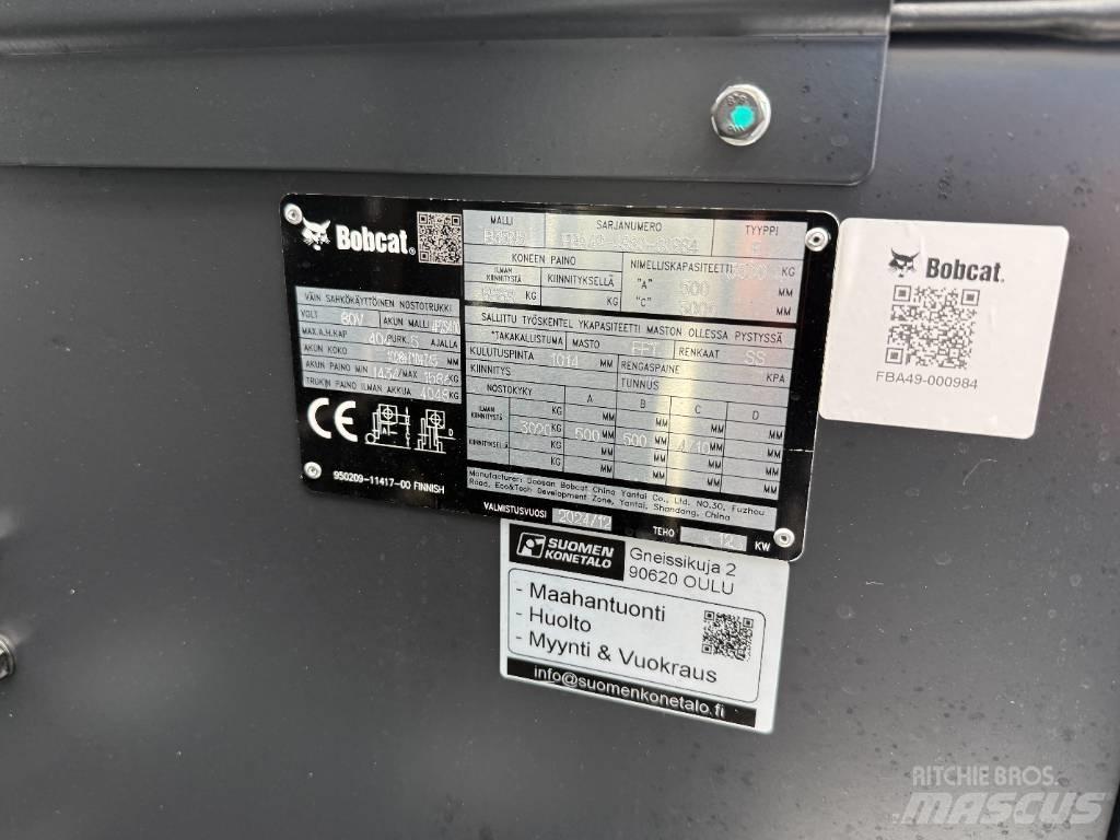 Bobcat B35NS Trukki Електрически вилични кари-повдигачи