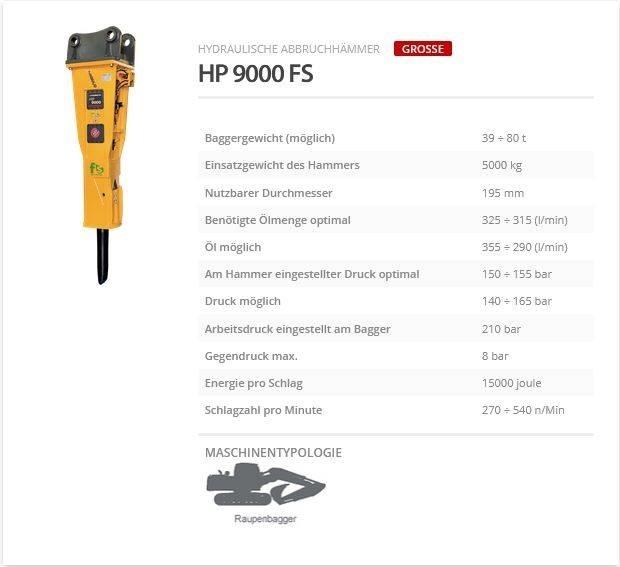 Indeco HP 9000 FS Чукове/Раздробители
