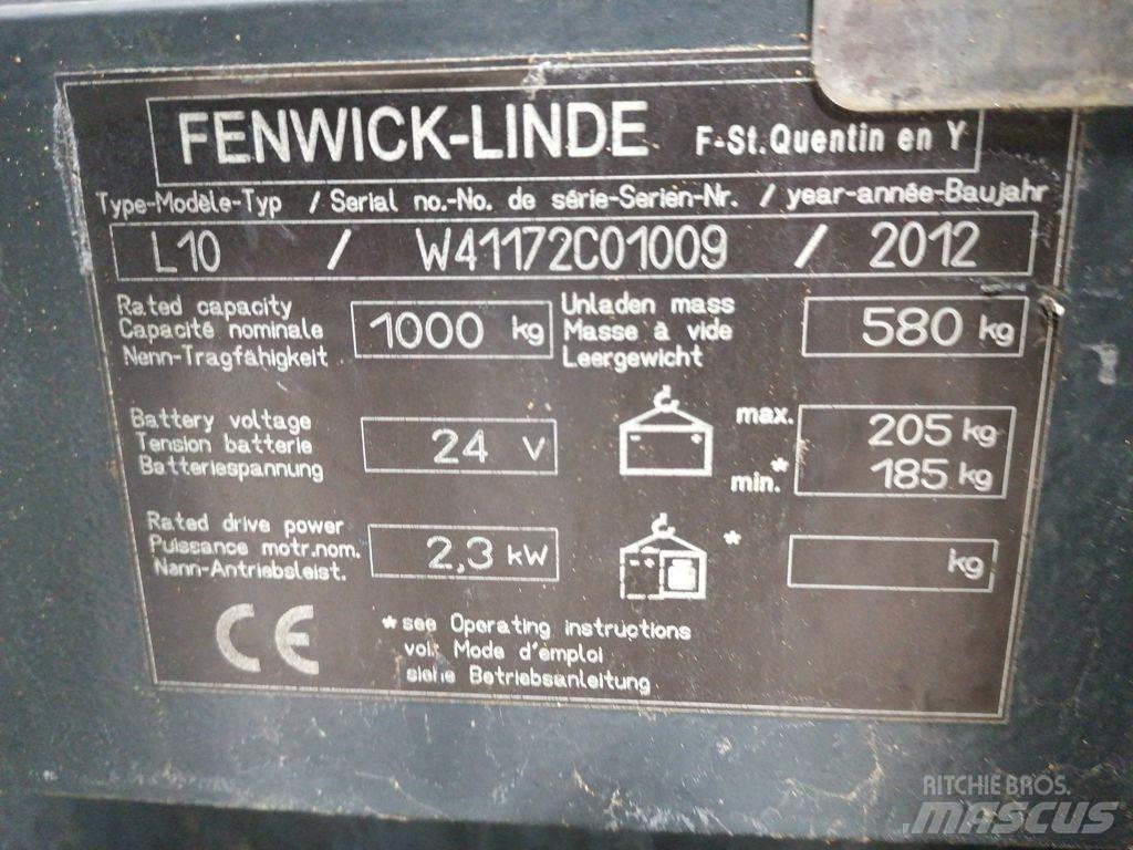 Linde L10 Колички високоповдигачи с теглич