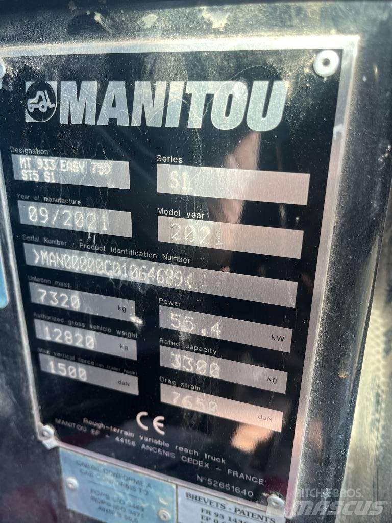 Manitou 933 Телескопични товарачи
