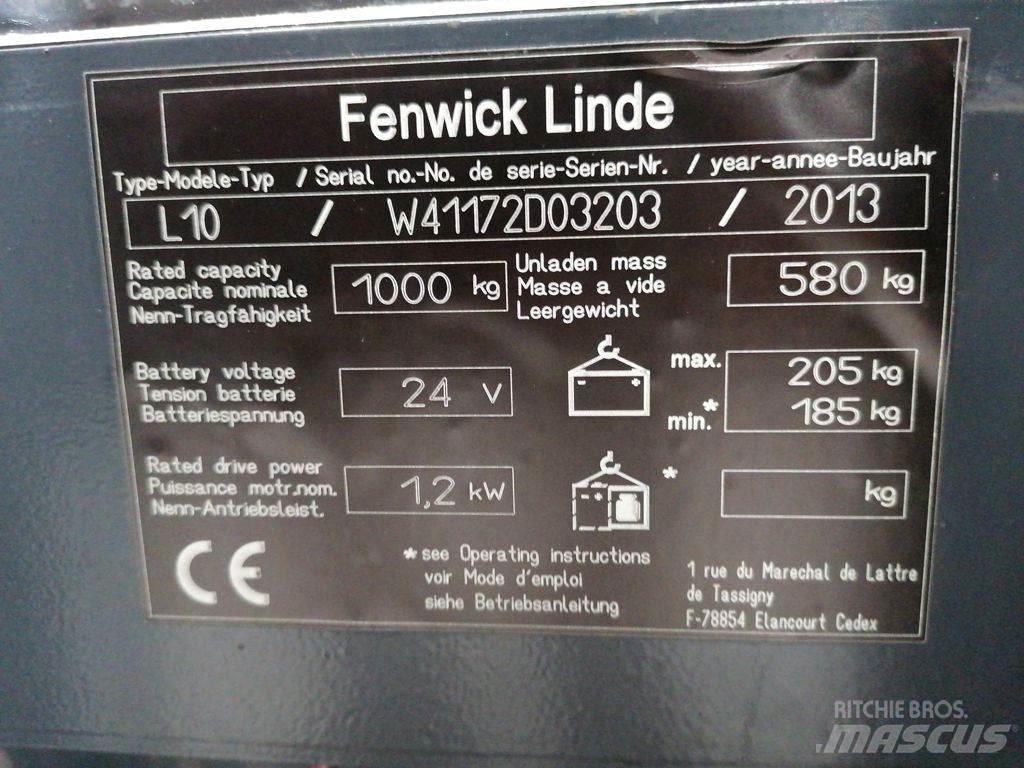 Linde L10 Колички високоповдигачи с теглич