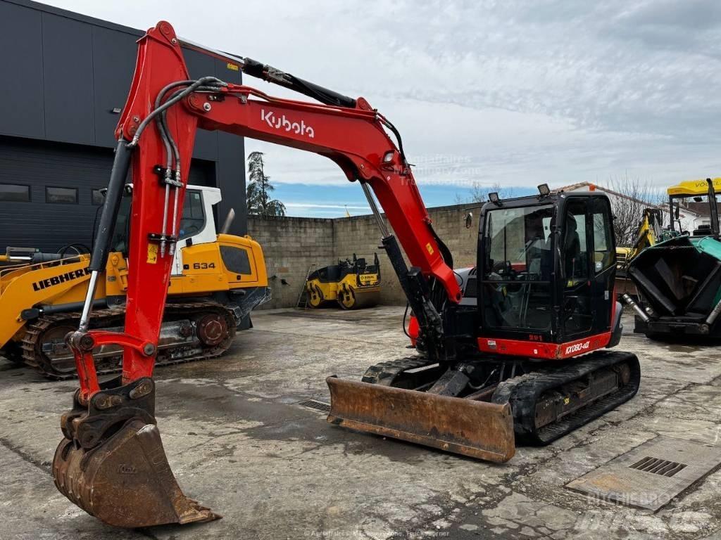 Kubota KX 080-4 Средни екскаватори 7т - 12т