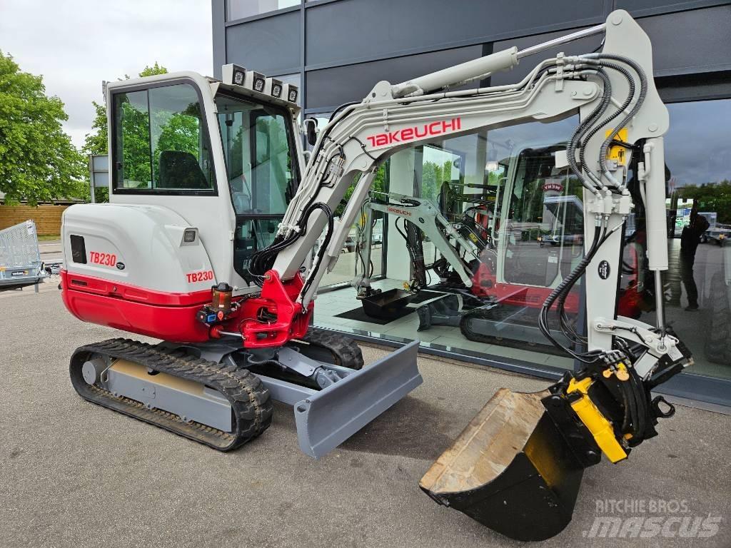 Takeuchi TB 230 Мини екскаватори < 7 т