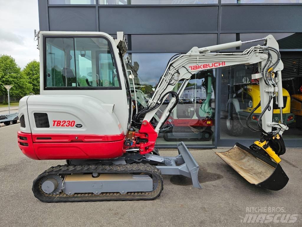 Takeuchi TB 230 Мини екскаватори < 7 т