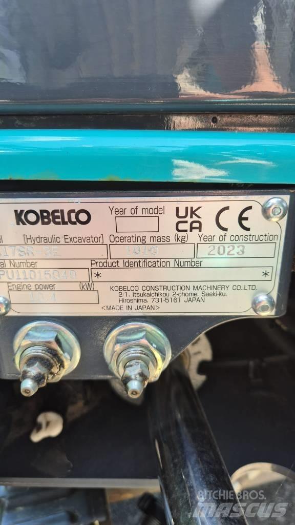 Kobelco SK 17 SR Мини екскаватори < 7 т