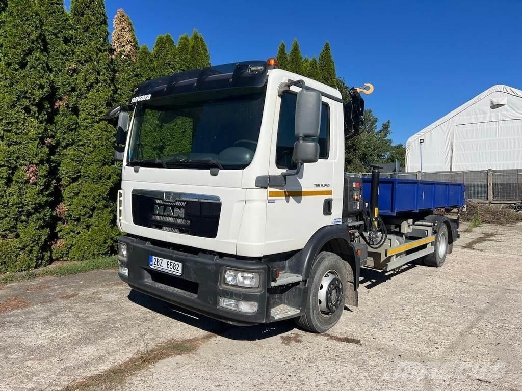 MAN TGM 15.250 Камиони с кран с кука
